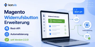 Magento Widerrufsbutton nun auch mit Rest-Api Anbindung
