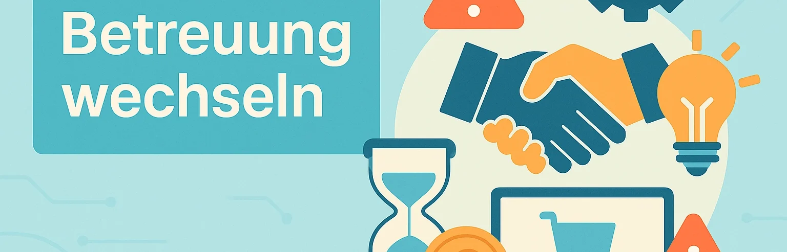 Magento Betreuung wechseln