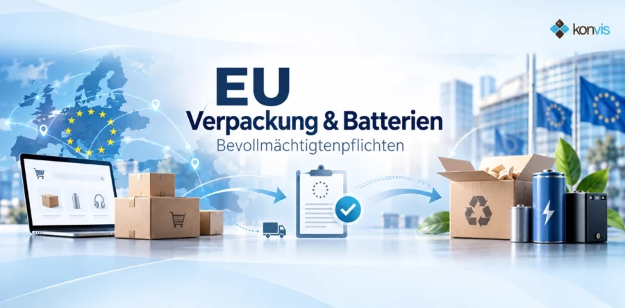 EU plant Aussetzung bestimmter Bevollmächtigtenpflichten für Verpackungen und Batterien. Was bedeutet das für Onlinehändler?