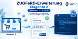 ZUGFeRD Erweiterung für Magento Version 3.0.7 bzw. 2.0.7 veröffentlicht – Tax ID in BuyerTradeParty Funktion hinzugefügt