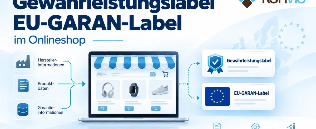 Banner EU Gewährleistung Garantie Label