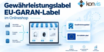 Garantielabel und Gewährleistungslabel (GARAN) für Magento Onlineshop