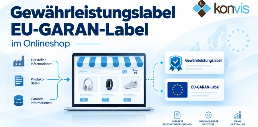Garantielabel und Gewährleistungslabel (GARAN) für Magento Onlineshop
