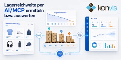 Lagerreichweite in Magento Onlineshop auf Basis von Verkaufsdaten per MCP und AI auswerten