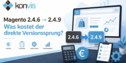Magento 2.4.6 auf 2.4.9 updaten: Was kostet der direkte Versionssprung?