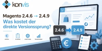 Magento 2.4.6 auf 2.4.9 updaten: Was kostet der direkte Versionssprung?
