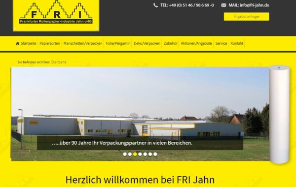 Frankfurter Rollenpapier – Industrie Jahn oHG