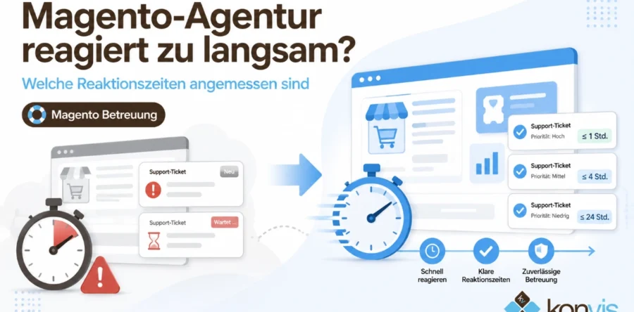 Magento-Agentur reagiert zu langsam? Welche Reaktionszeiten angemessen sind