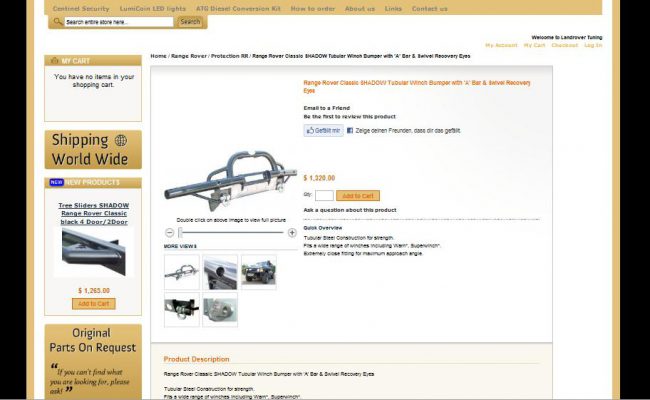 referenz-magento-realunch-10_landrover_facebook, send to friend, review