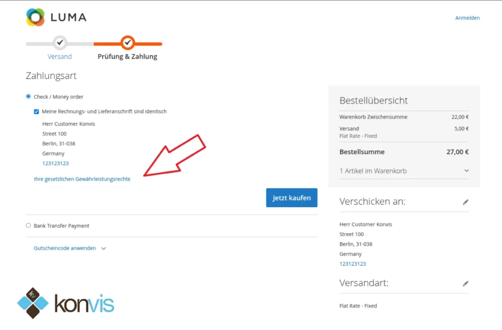 EU Label versteckt