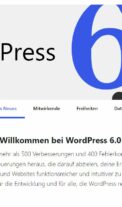 Erfahrungen WordPress 6.0 erschienen – Update durchführen